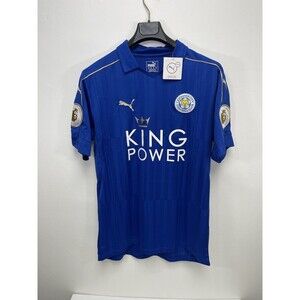 Puma Mens SZ XL 2016 2017 Leicester City FC Jersey Home Kit Premier League NWT